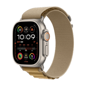 Watch Apple Watch Ultra 2 (2024) LTE 49mm Natural Titanium Case with Alpine Loop M - Almond